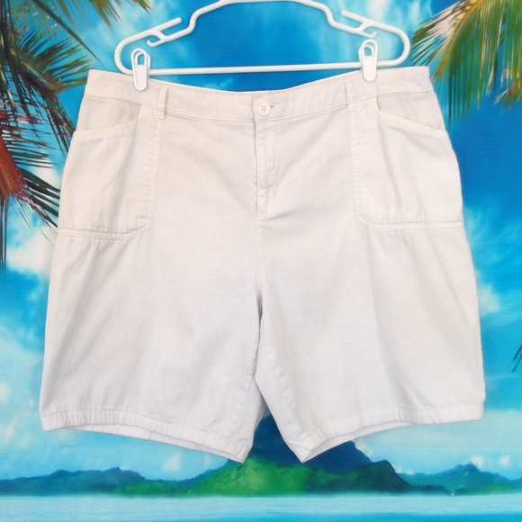croft & barrow Pants - Croft & Barrow Off White Shorts Size 18